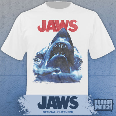 Jaws - Jump Mens Shirt (White)