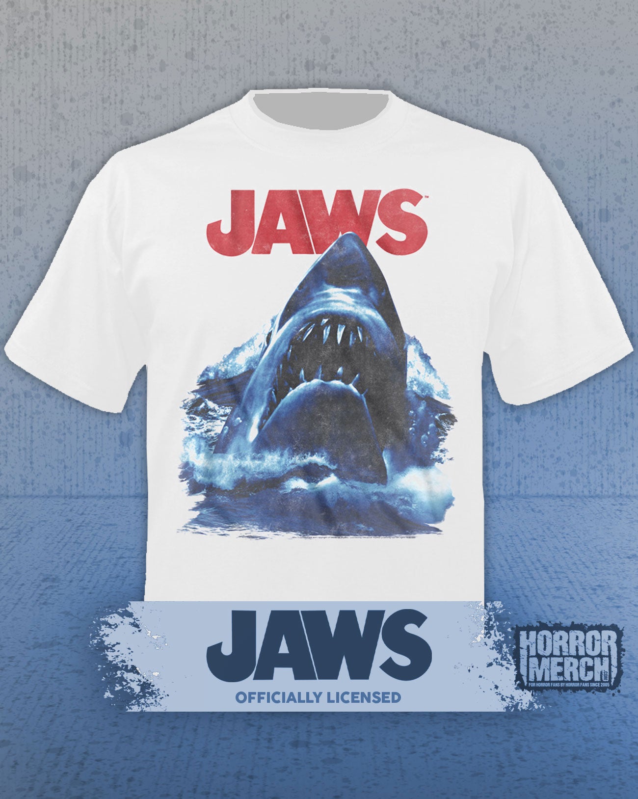 Jaws - Jump Mens Shirt (White)