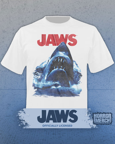Jaws - Jump Mens Shirt (White)