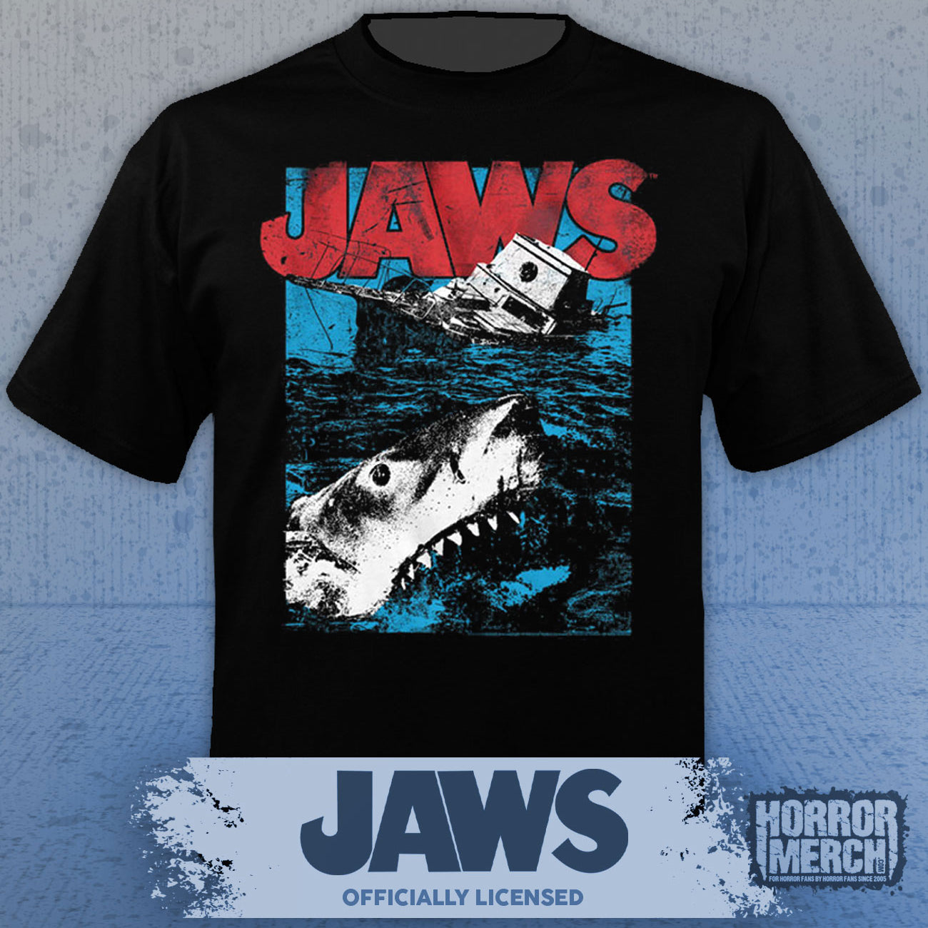 Jaws - Sinking Ship Mens Shirt
