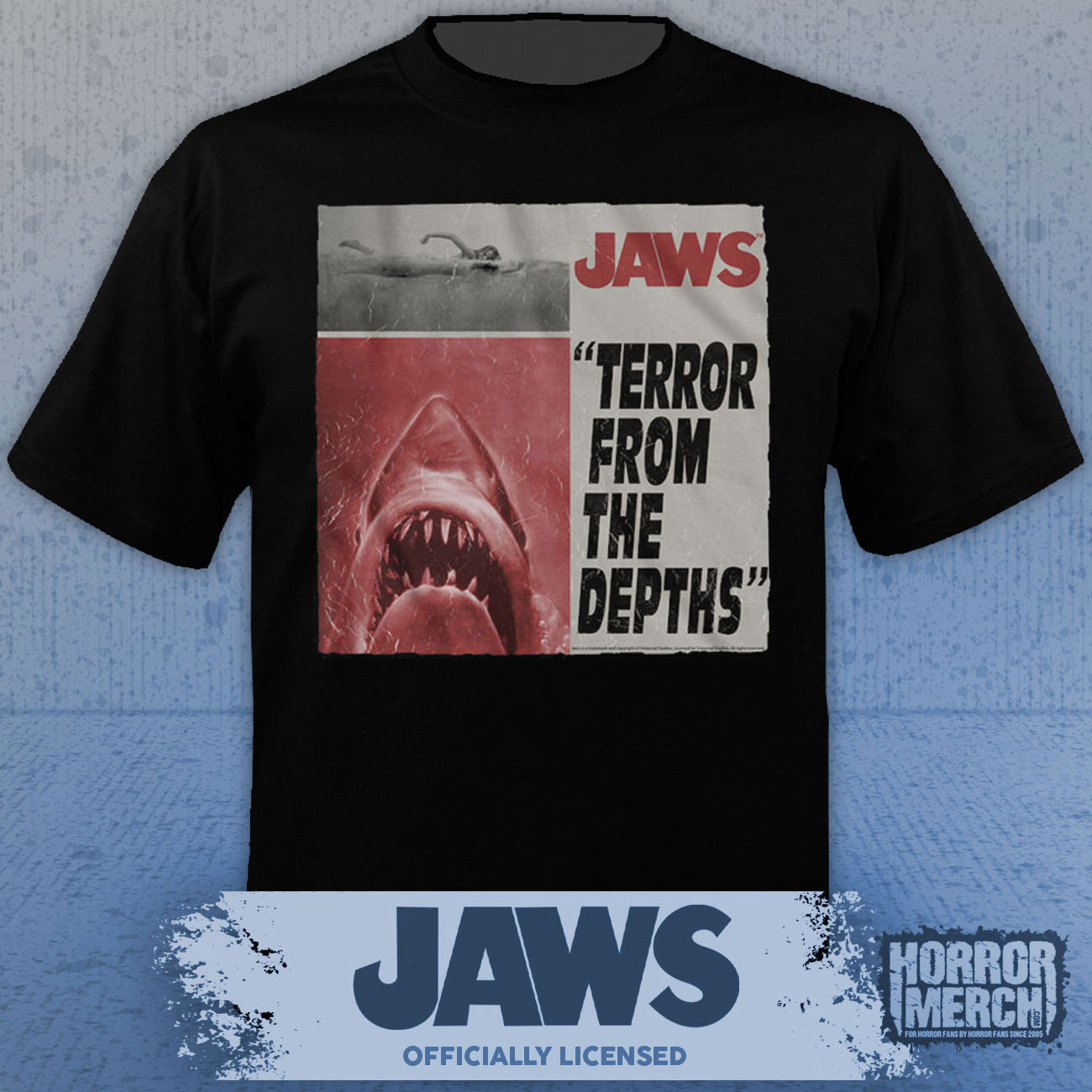 Jaws - From The Depths Mens Shirt