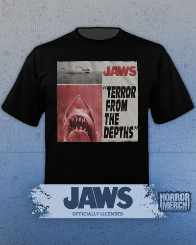 Jaws - From The Depths Mens Shirt