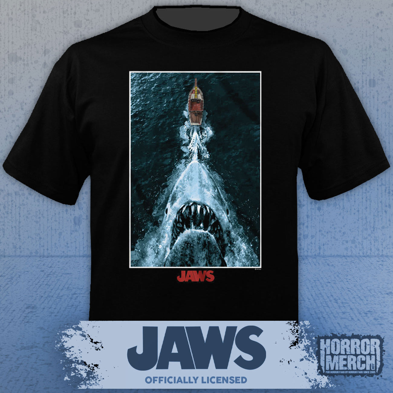 Jaws - Wake Mens Shirt