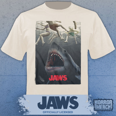 Jaws - Buffet Mens Shirt (Cream)