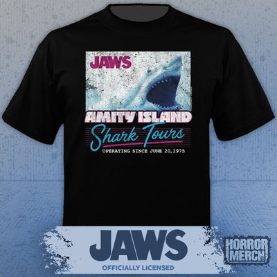 Jaws - Amity Island Shark Tours Mens Shirt