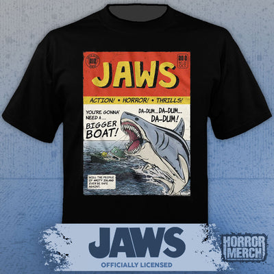 Jaws - Comic Mens Shirt