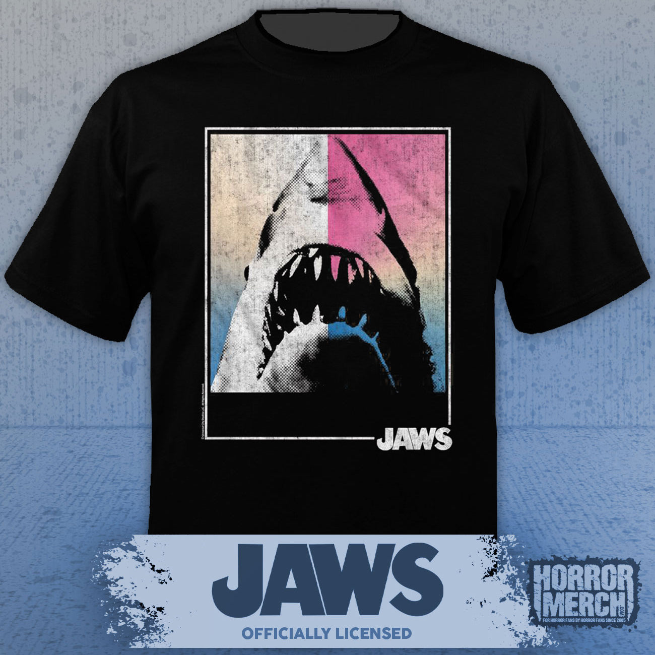 Jaws - Rainbow Photo Mens Shirt