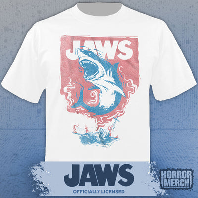 Jaws - Bloodpool Mens Shirt (White)