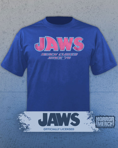 Jaws - Closing Beaches Mens Shirt  (Blue)