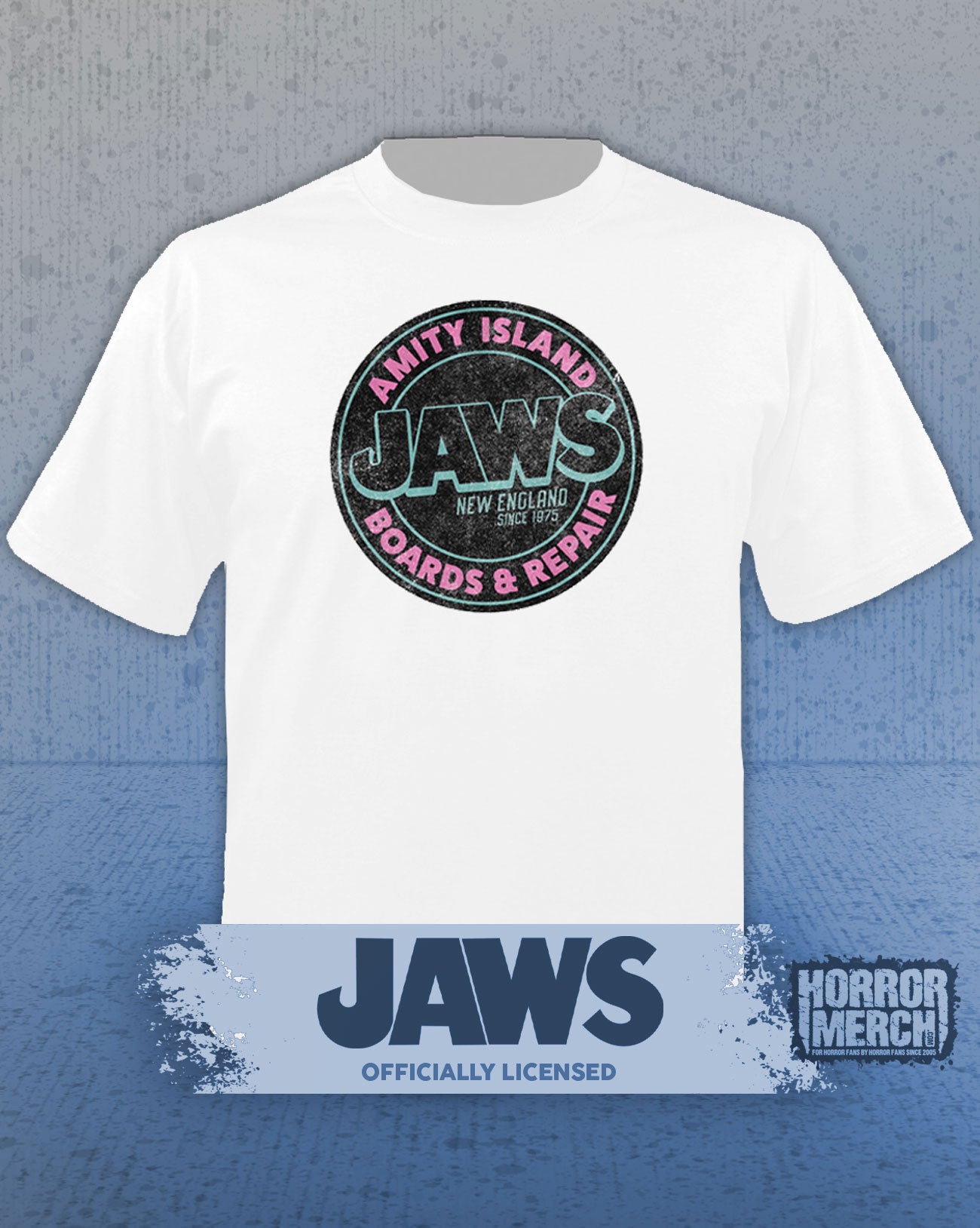 Jaws - Surfboard Wax Mens Shirt (White)