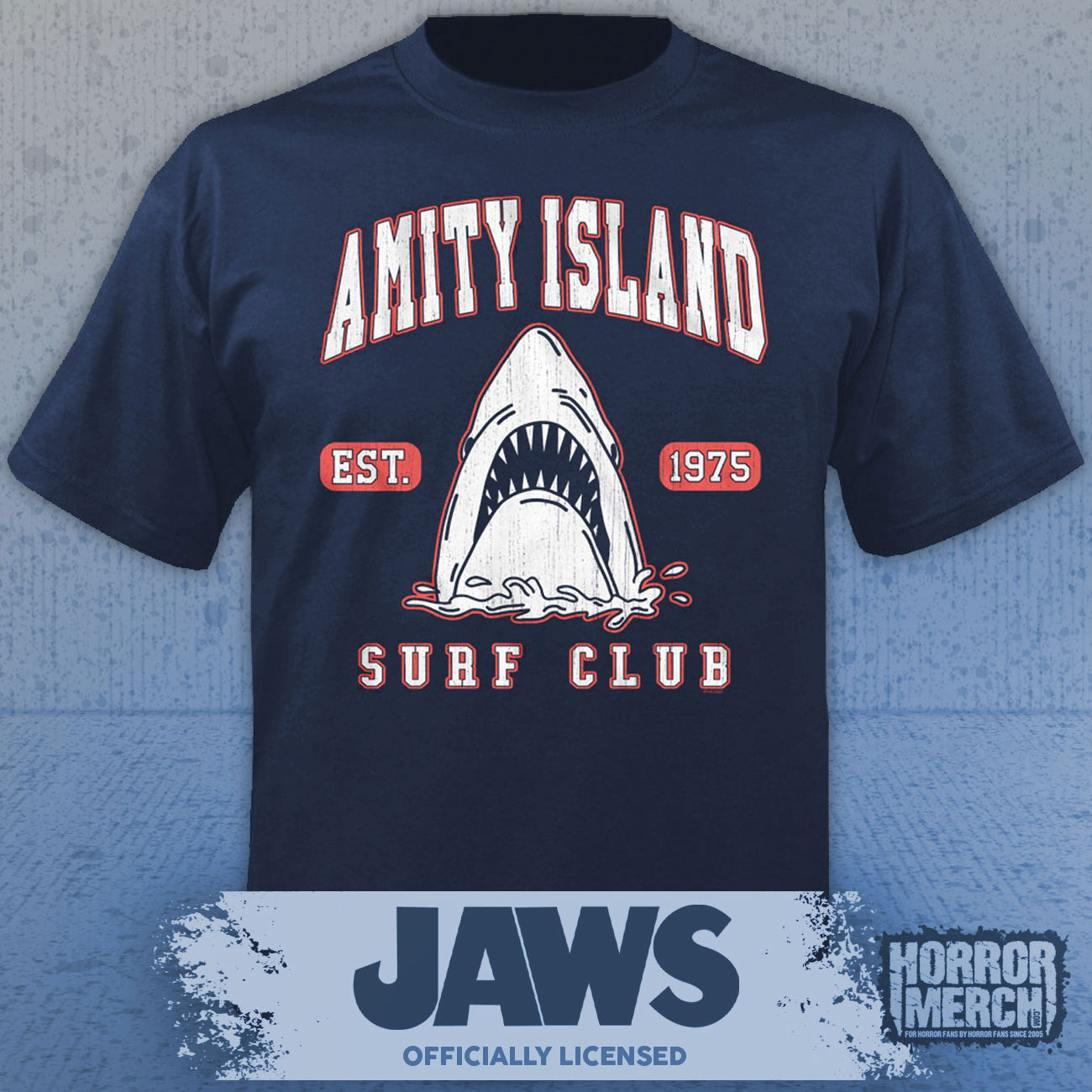 Jaws - Surf Club Mens Shirt (Blue)