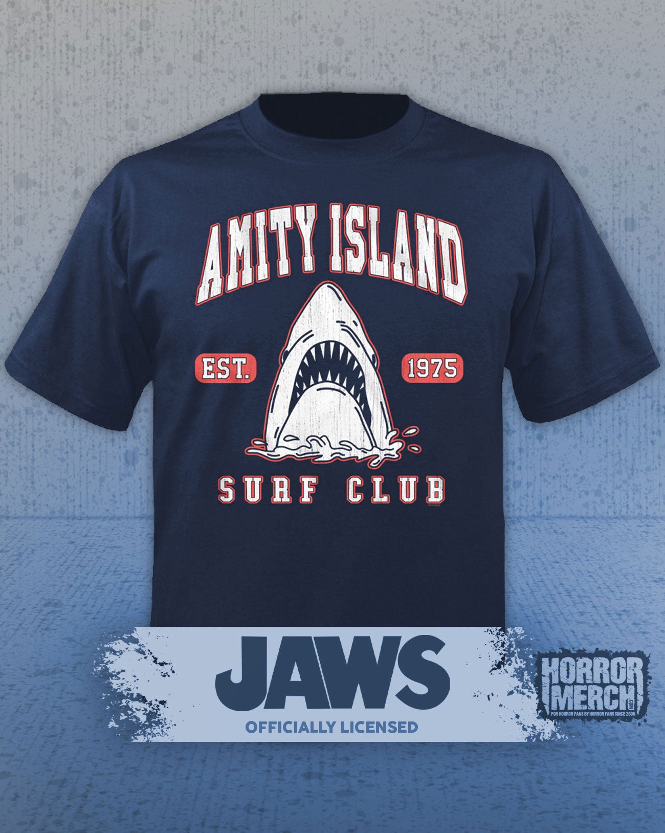 Jaws - Surf Club Mens Shirt (Blue)