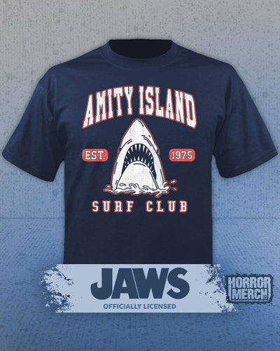 Jaws - Surf Club Mens Shirt (Blue)