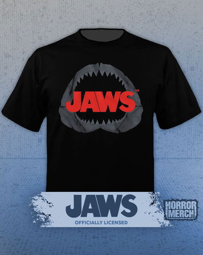 Jaws - Teeth Logo Mens Shirt