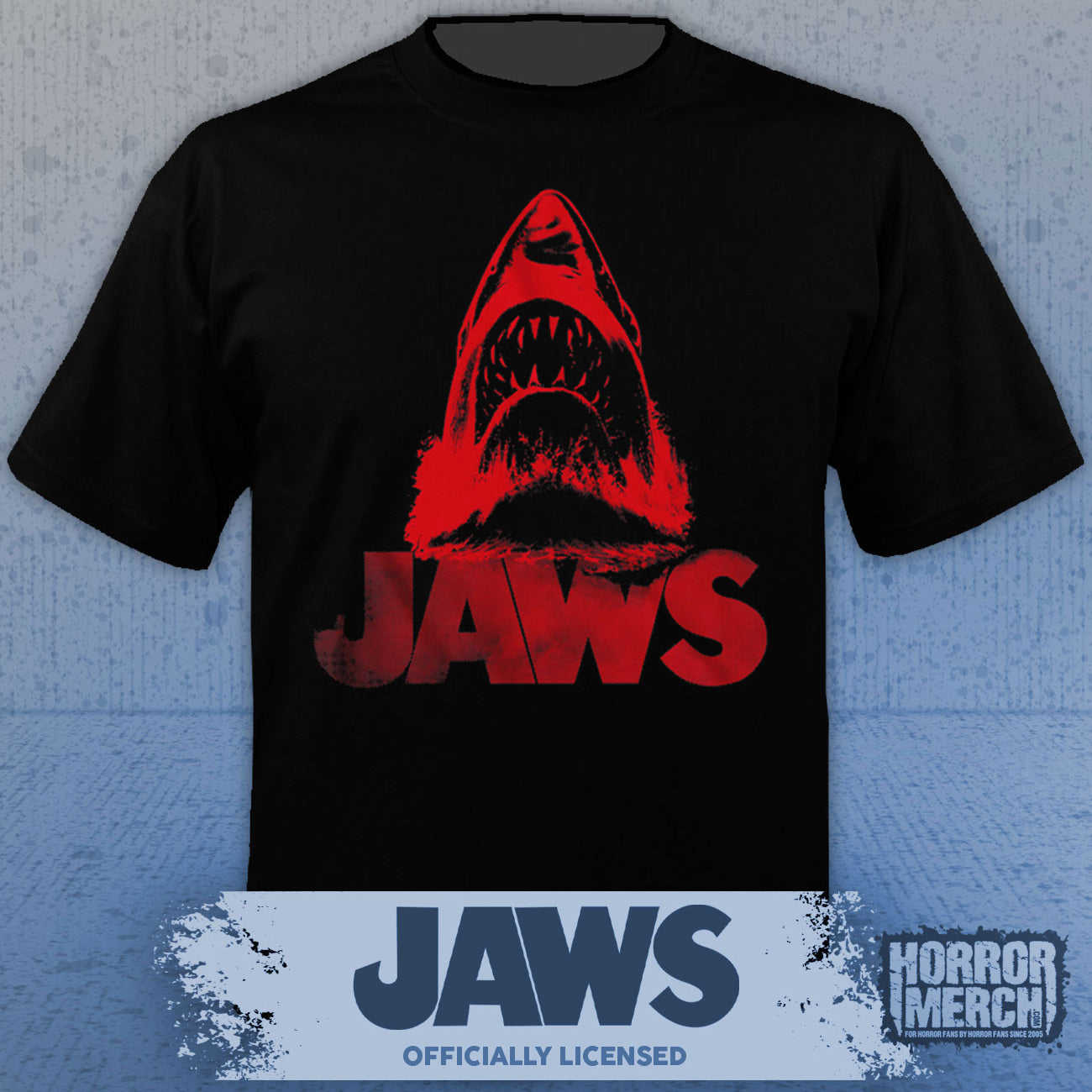Jaws - Blood Red Mens Shirt