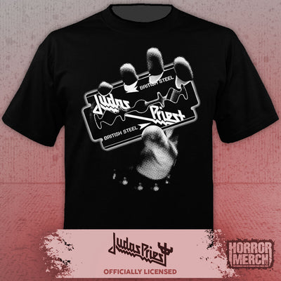 Judas Priest - British Steel (BW) Mens Shirt