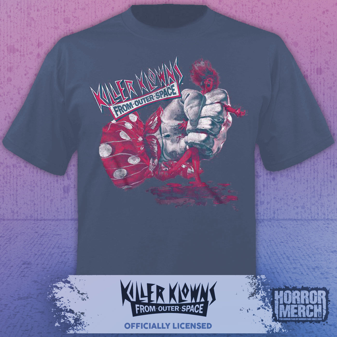 Killer Klowns - Grab Mens Shirt (Blue)