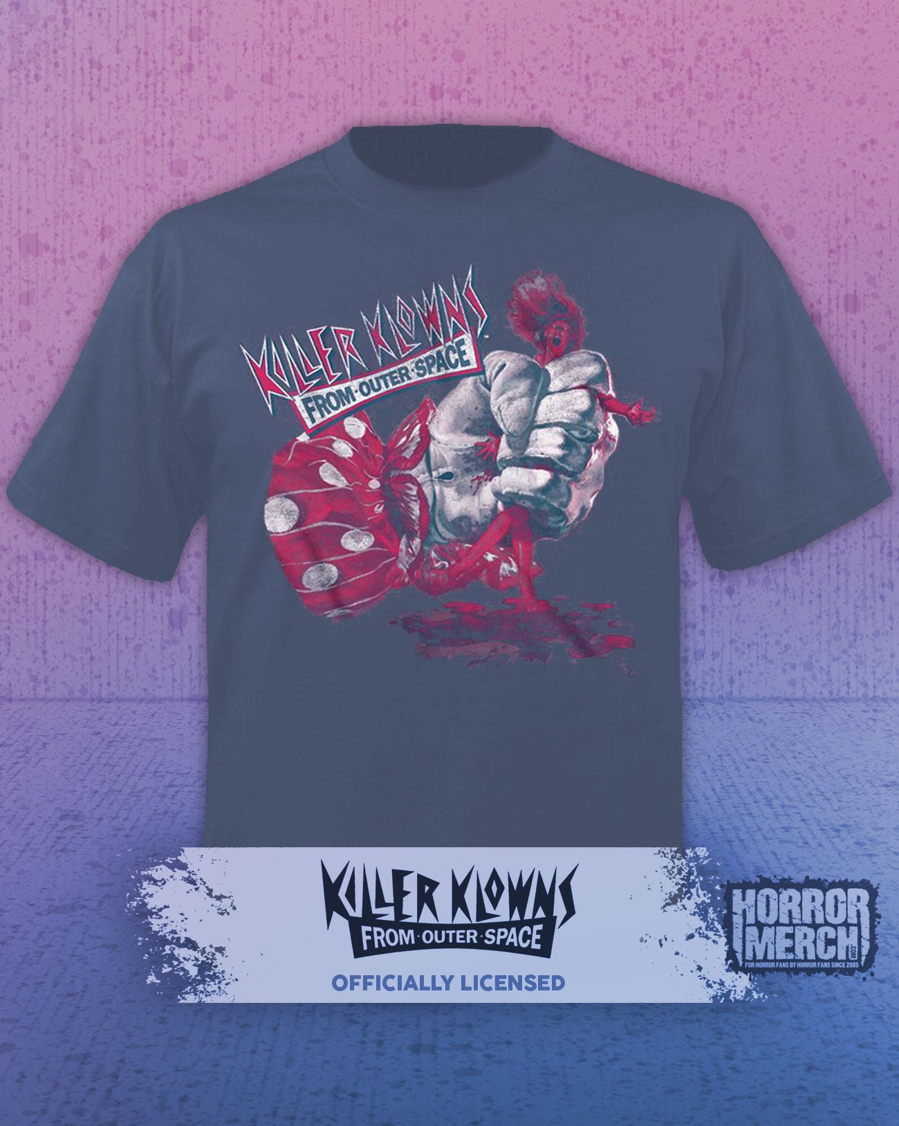 Killer Klowns - Grab Mens Shirt (Blue)