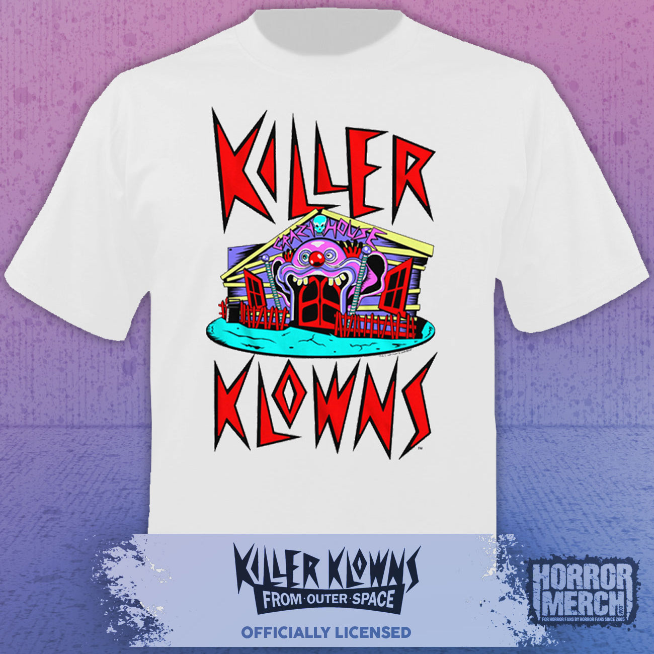 Killer Klowns - Funhouse Mens Shirt (White)