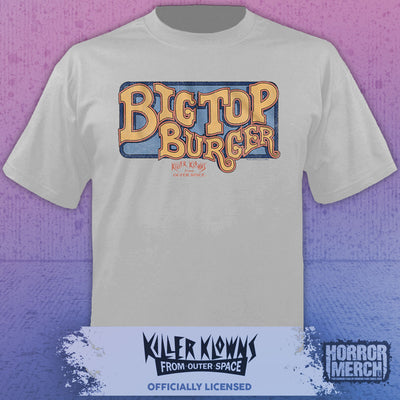 Killer Klowns - Big Top Burger Mens Shirt (Gray)