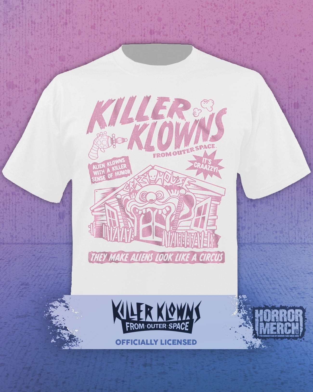 Killer Klowns - Alien Klowns Mens Shirt (White)