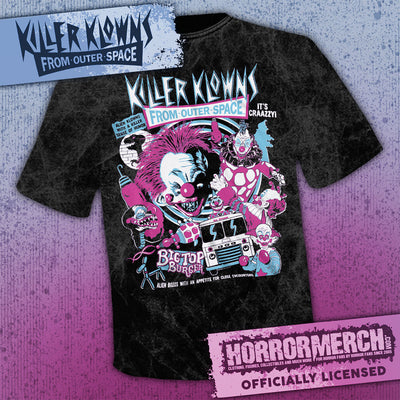 Killer Klowns From Outer Space - Blue Collage (Tyedye) [Mens Shirt]