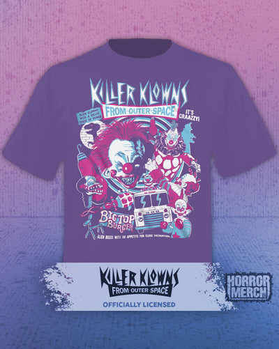 Killer Klowns - Collage (Violet) Mens Shirt (Purple)