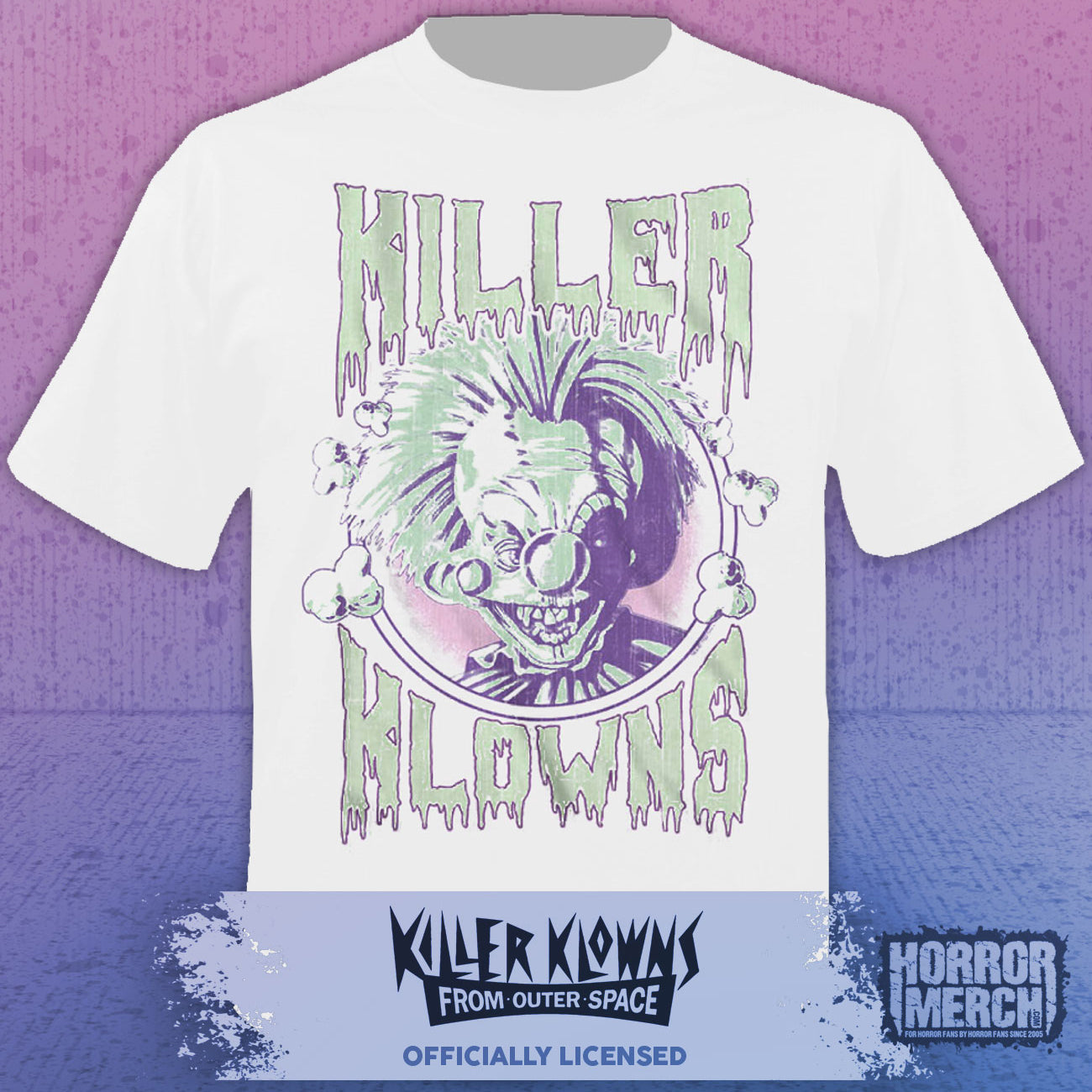 Killer Klowns - Killer Popcorn Mens Shirt (White)