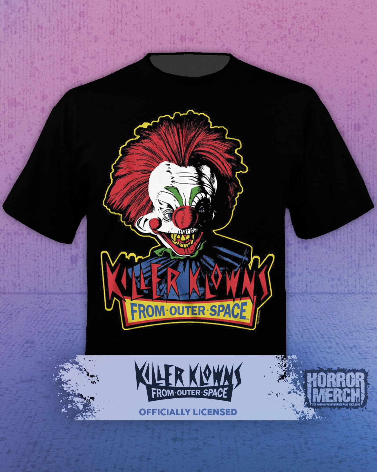 Killer Klowns - Rudy Close Up Mens Shirt