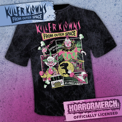 Killer Klowns From Outer Space - Collage (Tyedye) [Mens Shirt]