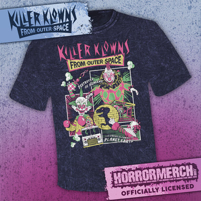 Killer Klowns From Outer Space - Collage (Mineral Wash) [Mens Shirt]