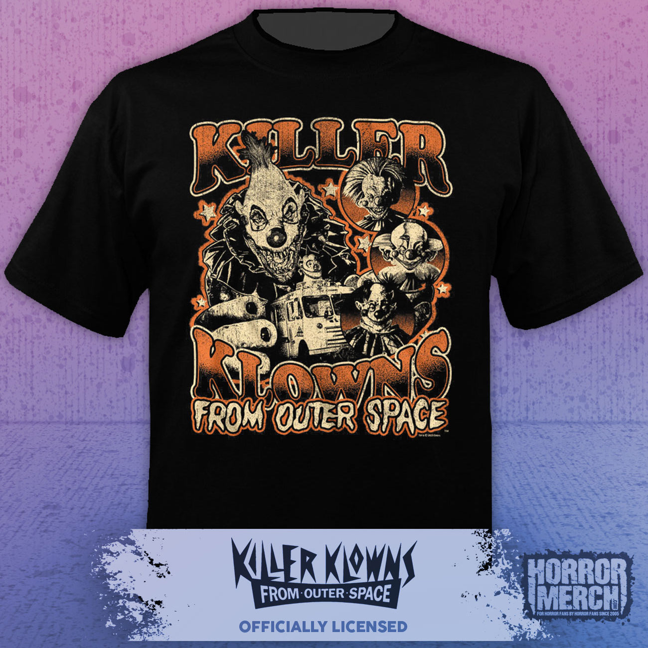 Killer Klowns - Collage (Screamcicle) Mens Shirt