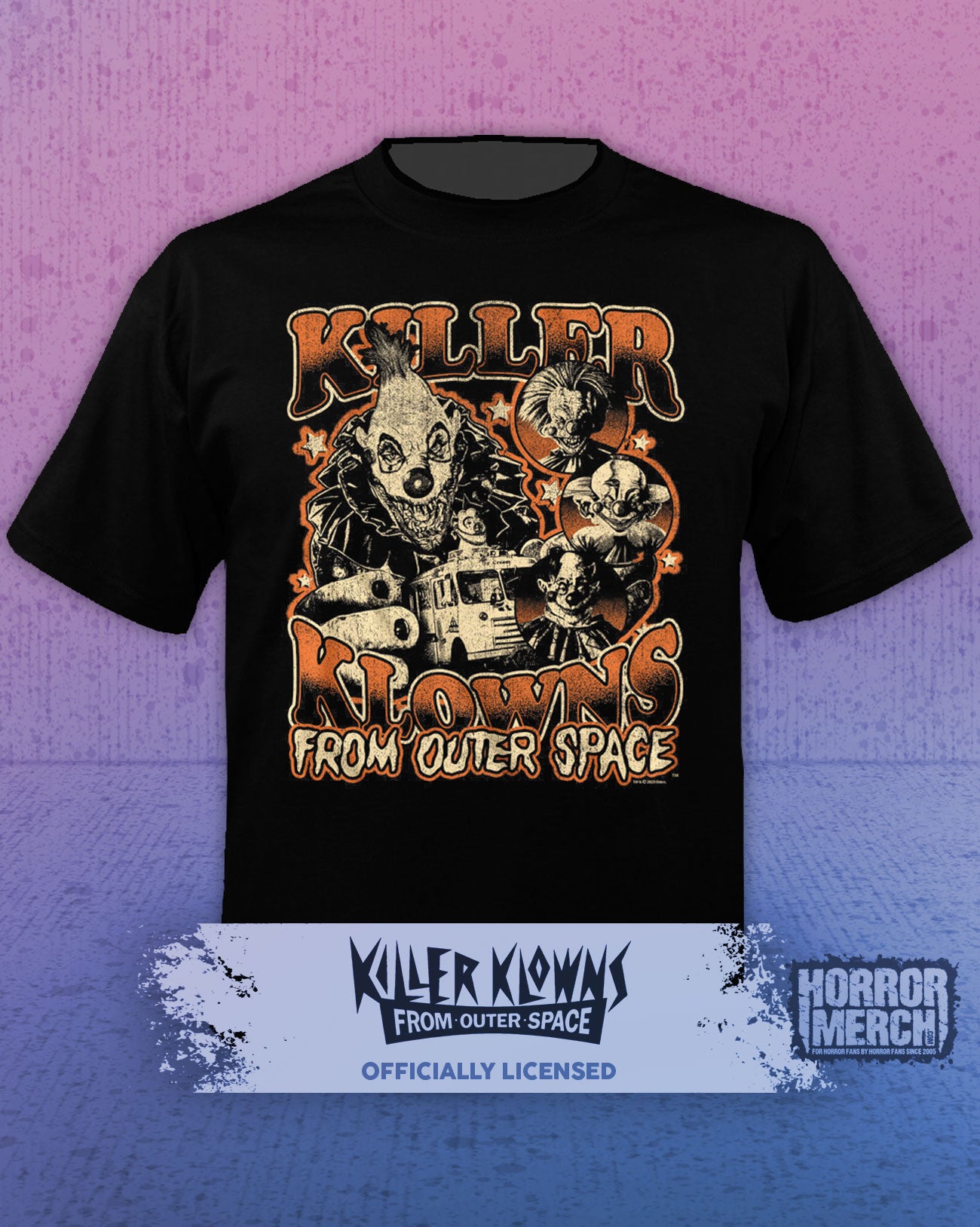 Killer Klowns - Collage (Screamcicle) Mens Shirt