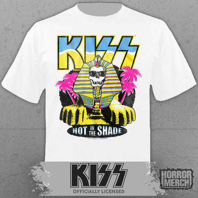 Kiss - Hot In The Shade Mens Shirt (White)