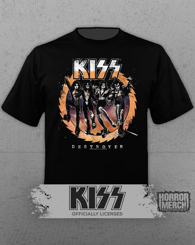 Kiss - Destroyer Sawblade Mens Shirt
