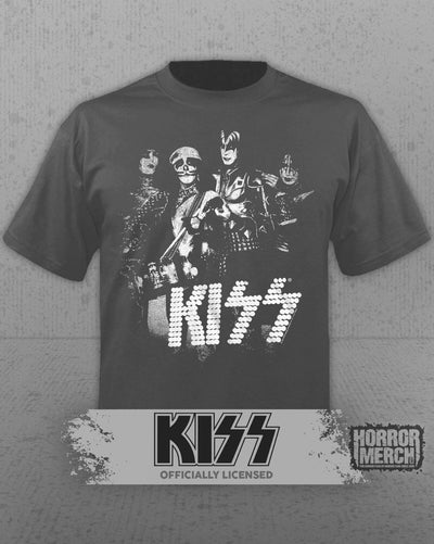Kiss - March Mens Shirt (Gray)