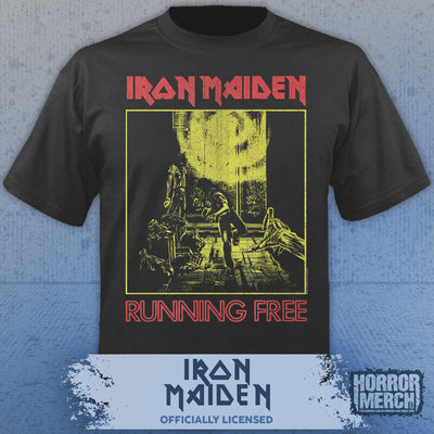 Iron Maiden - Running Free Shirt (Gray)