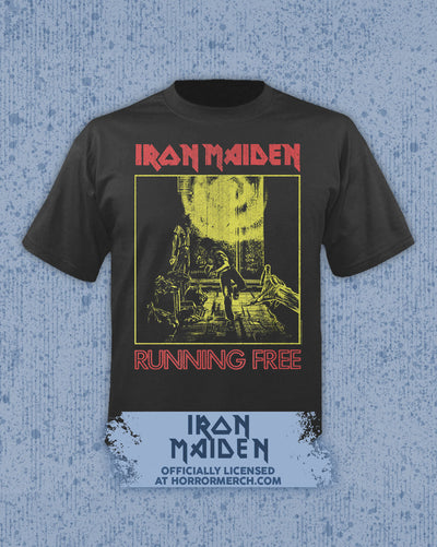 Iron Maiden - Running Free Shirt (Gray)