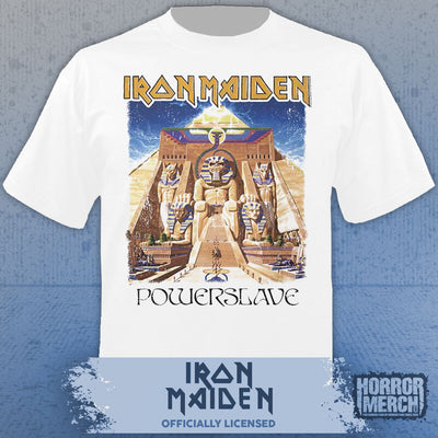 Iron Maiden - Powerslave Mens Shirt (White)