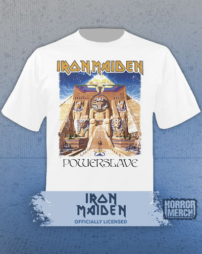 Iron Maiden - Powerslave Mens Shirt (White)