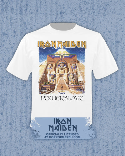 Iron Maiden - Powerslave Mens Shirt (White)