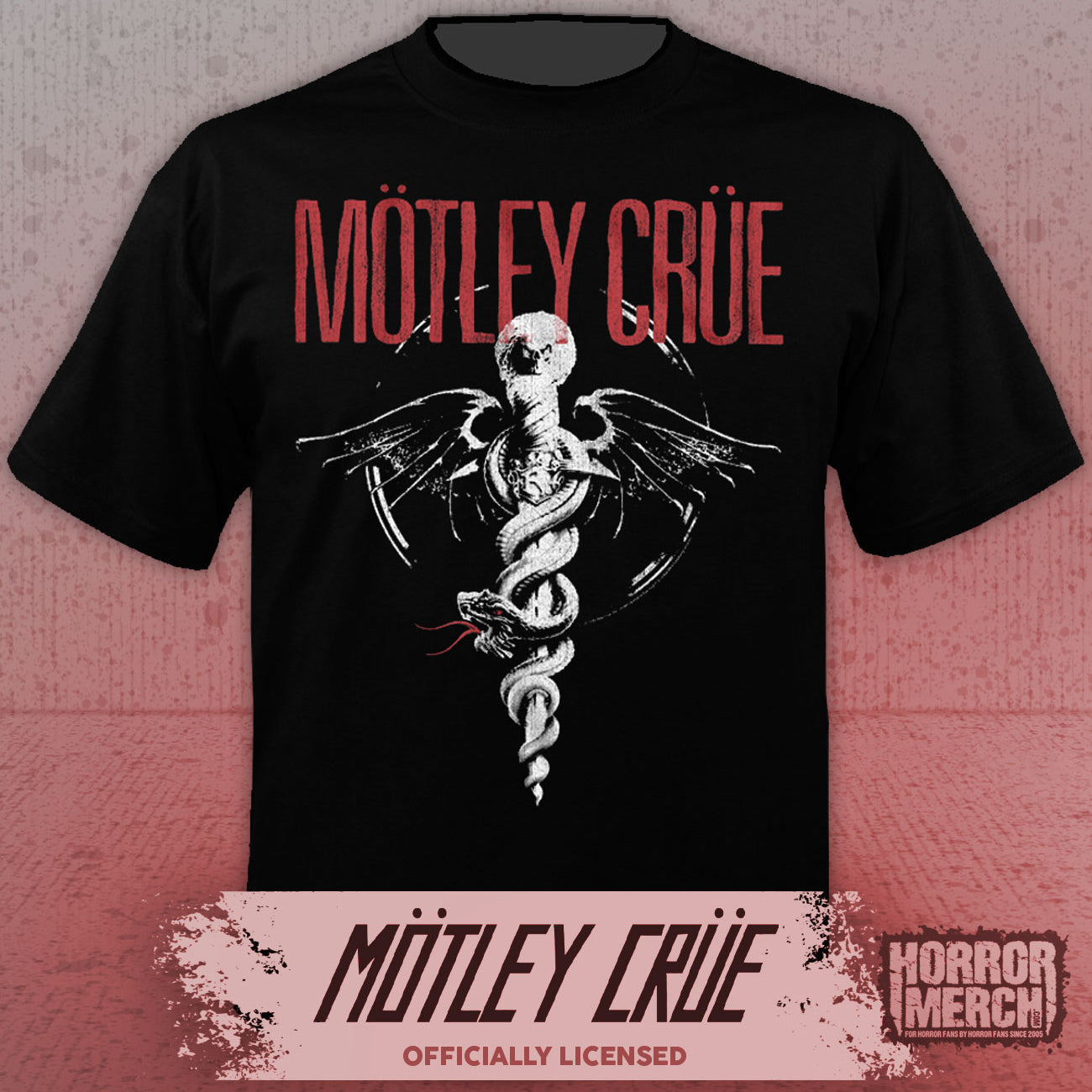 Motley Crue - Dr Feelgood (BW) Mens Shirt