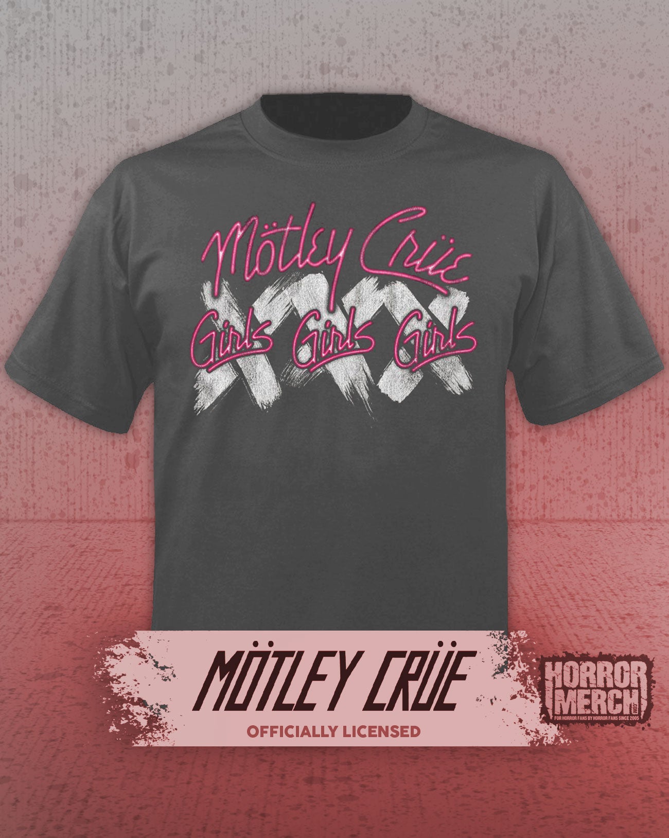 Motley Crue - XXX Mens Shirt (Gray)
