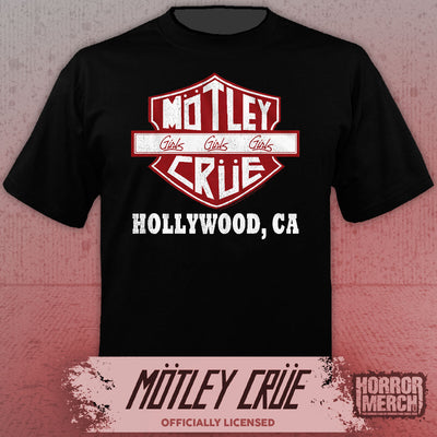 Motley Crue - Bike Logo Mens Shirt