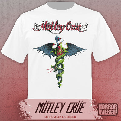 Motley Crue - Dr Feelgood Mens Shirt (White)