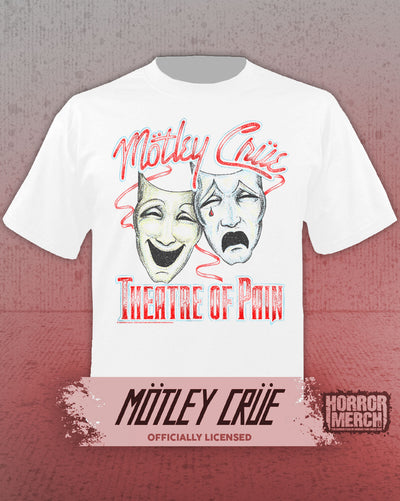 Motley Crue - Theater Of Pain Mens Shirt (White)