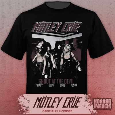 Motley Crue - Shout (Backstage) Mens Shirt