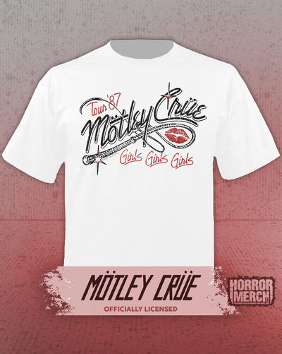 Motley Crue - Whip Mens Shirt (White)