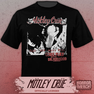 Motley Crue - Feelgood Closeup (BW) Mens Shirt