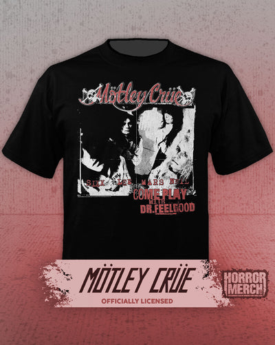Motley Crue - Feelgood Closeup (BW) Mens Shirt